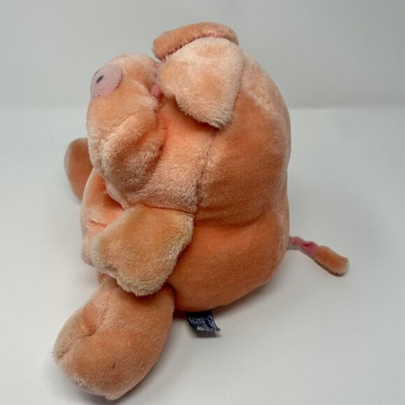 Beaufort Pig 1983 Mattel Emotions 8.5" Plush Pink Plushie Stuffed Animal Vtg - Picture 12 of 16